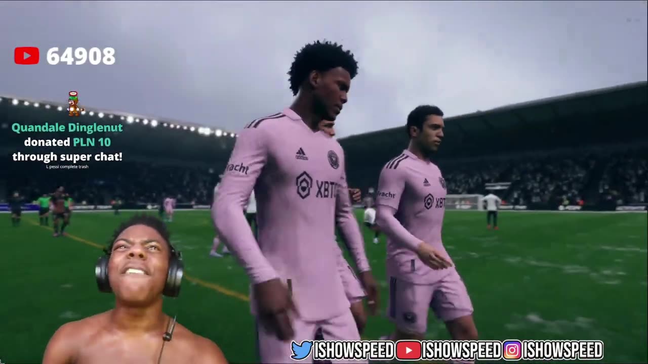 IShowSpeed Plays His First Match in FIFA 24