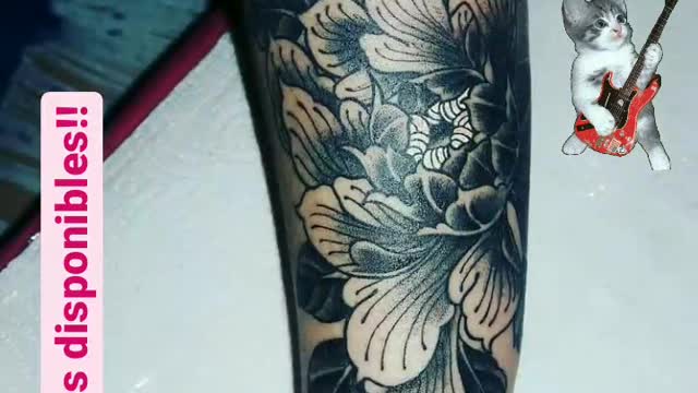 ---------Tattoo flor peonia--------