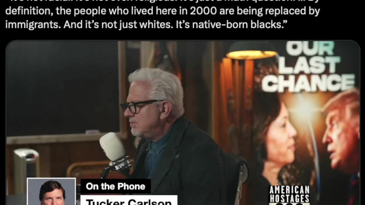Beck And Carlson On "The Great Replacement Theory" Which Is Happening In Europe and The USA