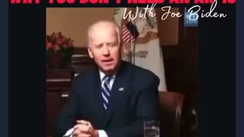 How to protect yourself & why you don’t need an AR-15 with Joe Biden