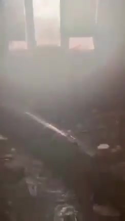 Unexploded bomb in Ukrainian home after air strike