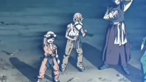 Goku turns super Saiyan blue