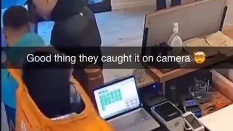 Good thing they caught it on camera