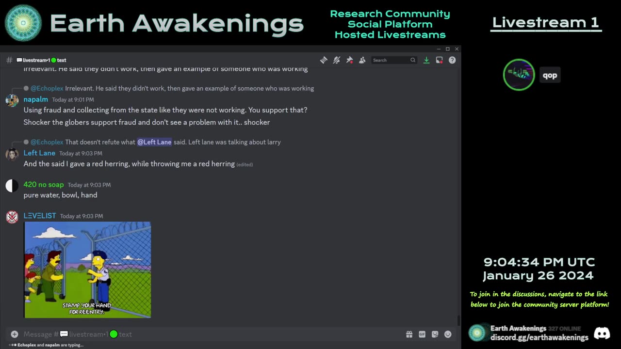 Earth Awakenings - Livestream 1 - #1409