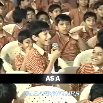 Dr. APJ Abdul Kalam interacts with Students! ❤️💫