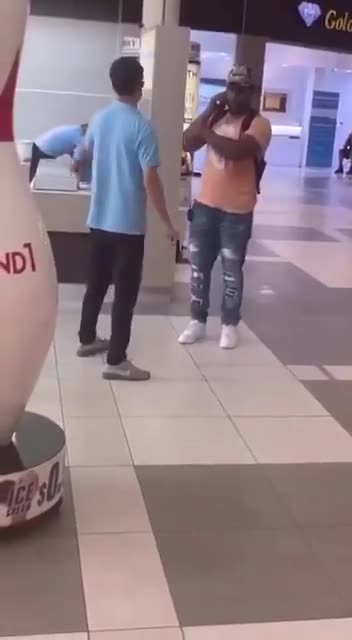 A guy going around messing with the SHEEPLE about having MONKEY POX