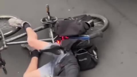 An Edinburgh cyclist protester gets a reality check