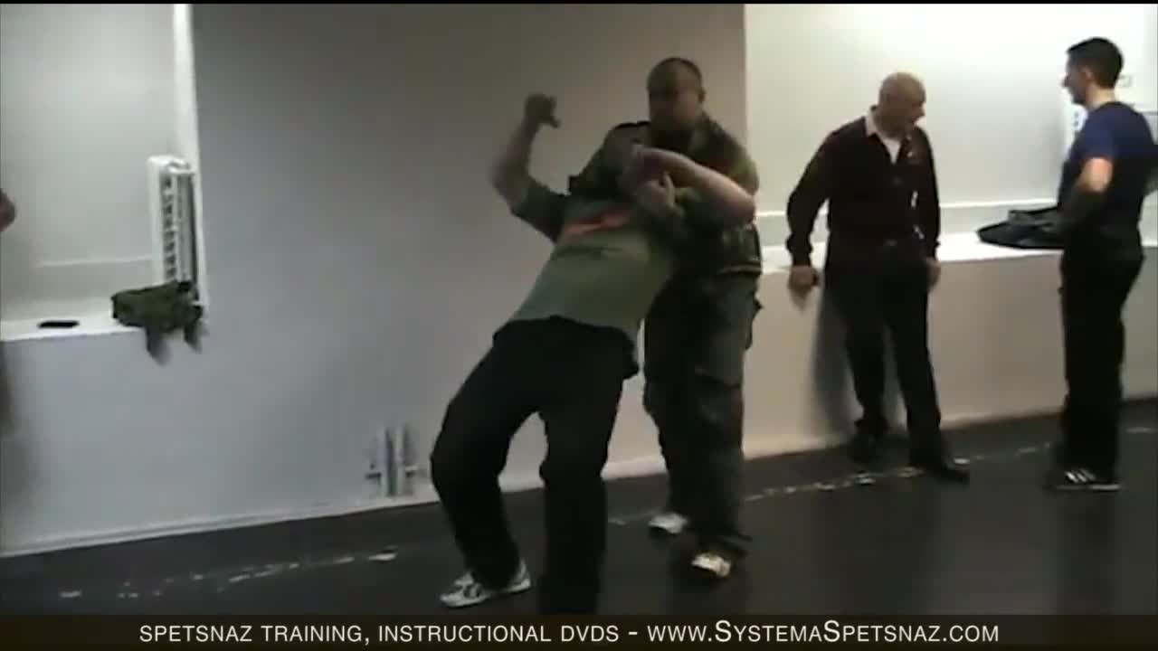 Release from grabs Russian SYSTEMA martial arts