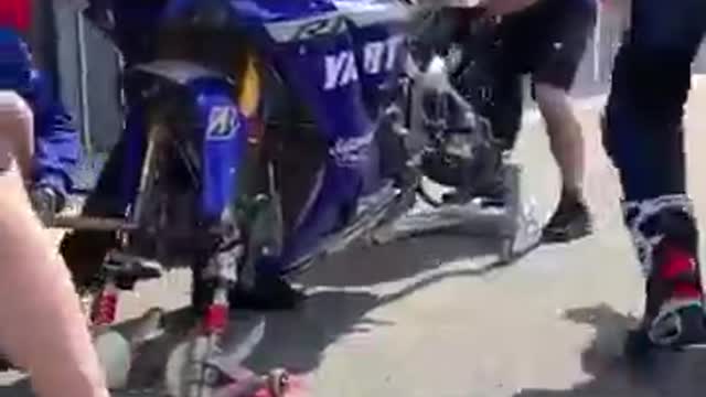 Fast enough Yamaha bike racing video