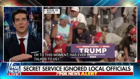 Jesse Watters : US Secret Service Makes Shocking Admission At First Presser After Assassination Try