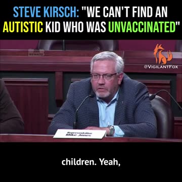 🔥We can’t find an autistic child who was 🔥unvaccinated