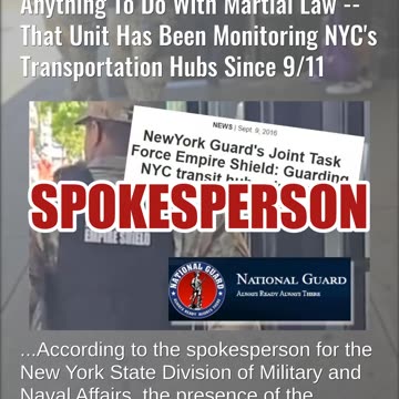 Fact Check: Video Of 'National Guard Troops' In Brooklyn Does NOT Have To Do With Martial Law