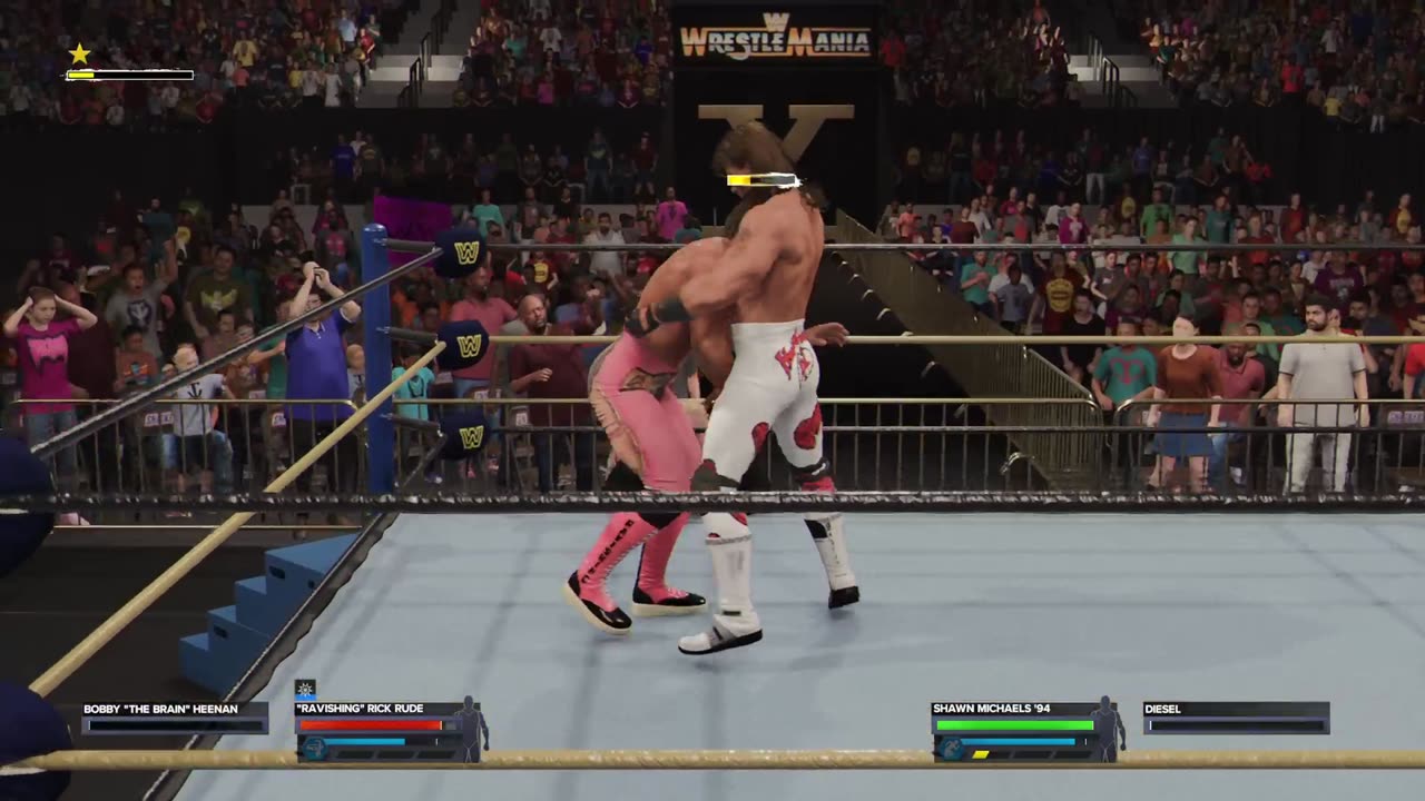 HBK Shawn Michaels VS Ravishing Rick Rude - WWE 2K24