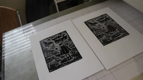 Zinc plate Engraving.
