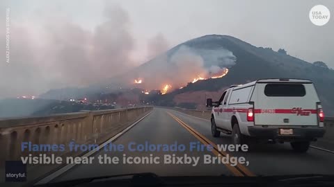 Colorado Fire rages near Big Sur, California | USA TODAY