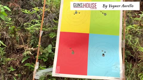 Treino de 12 e Pistola - Alvos da prova Policia Federal