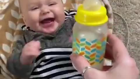 Cute chubby baby - Funny video #1