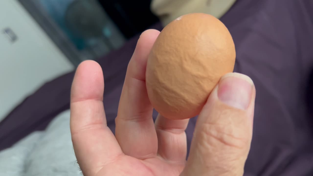 Strange Chicken Egg