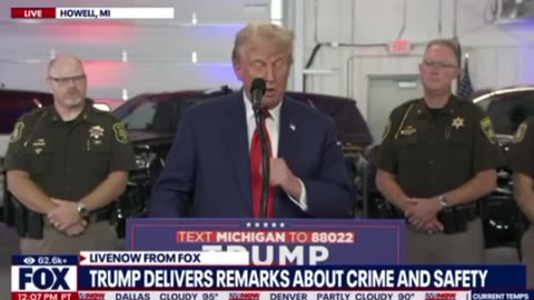 FULL SPEECH: President Trump on Crime in America at Michigan event