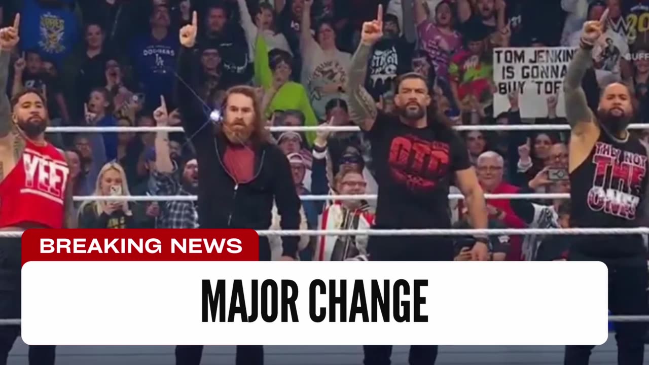 Bloodline vs Bloodline War Games Match Gets Big Change