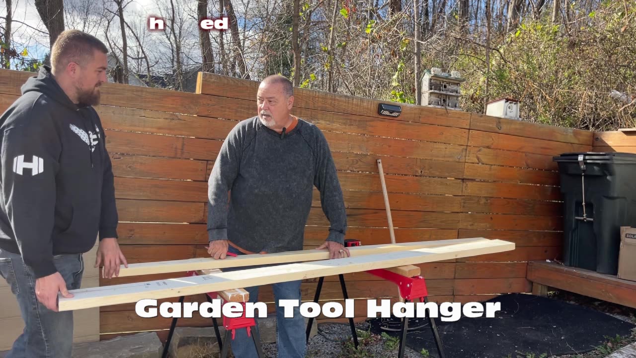 Just From The Shed 68 Home Made Garden Tool Hangers,