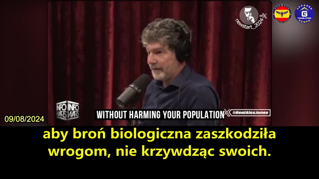 【PL】Dr. Bret Weinstein: Szczepionki przeciw COVID są produktem badań nad bronią biologiczną.