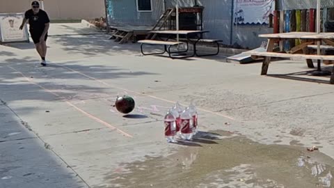 Wii Watermelon Bowling