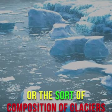 Does the composition of glaciers remain similar?