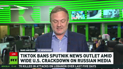 TikTok deletes Sputnik agencys accounts amid US crackdown on Russian media.mp4