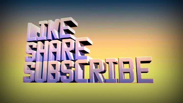 Like share and Subscribe 3D