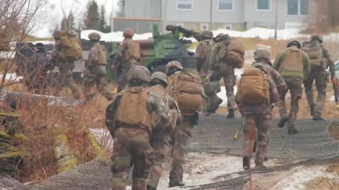 Dutch_ French and US Marines land in Norway for Exer