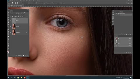 PROTOSHOP SKIN TREATMENT USING FREQUENCY SEPARATOR