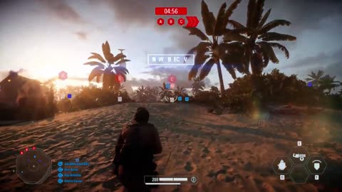 SWBF2: Instant Action Mission (Attack) Rebel Alliance Scarif Gameplay