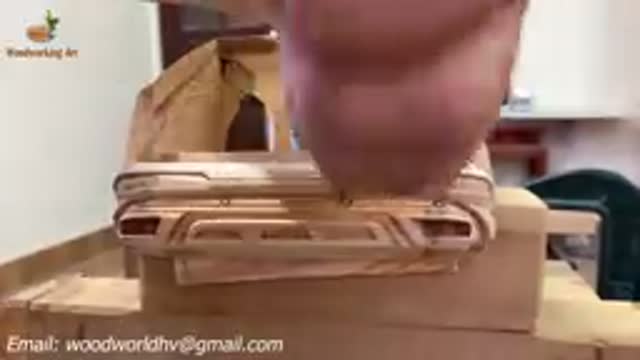 Wooden car|| wooden art|| skill