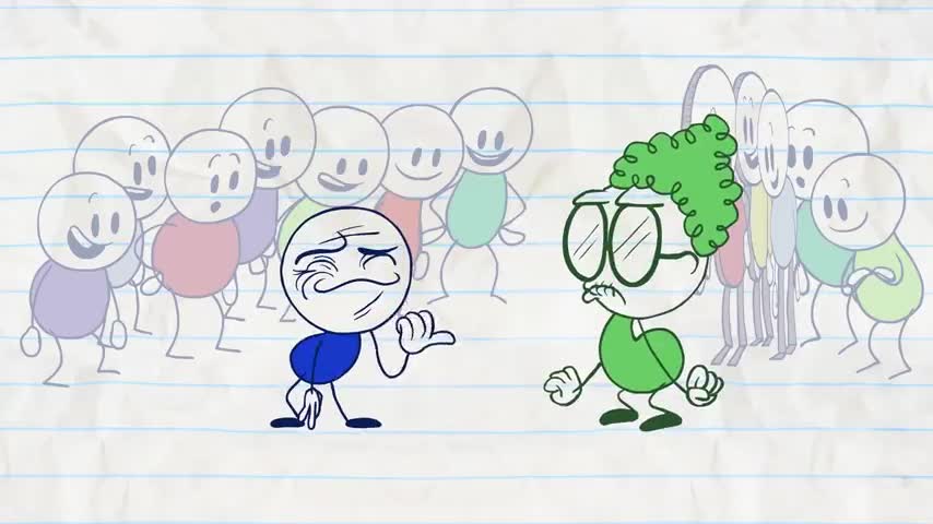 Thumb fight | cartoons | pencil animation| funny cartoons