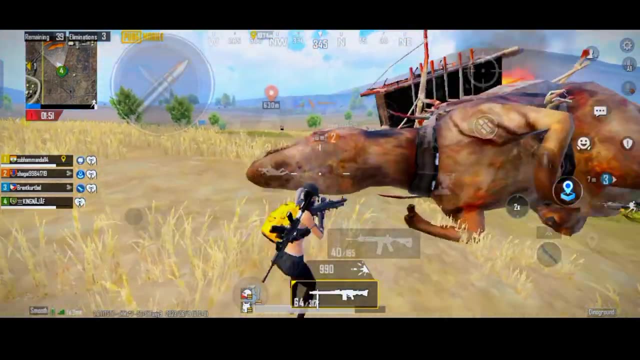 PUBG MOBILE-A man stragy for me