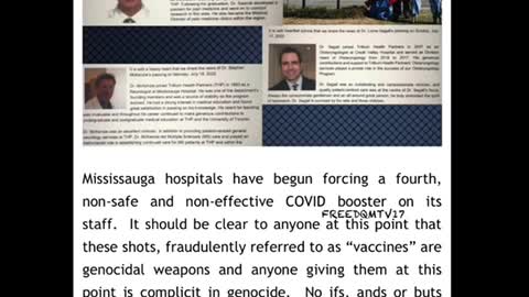 Doctors dying of the vaccine now