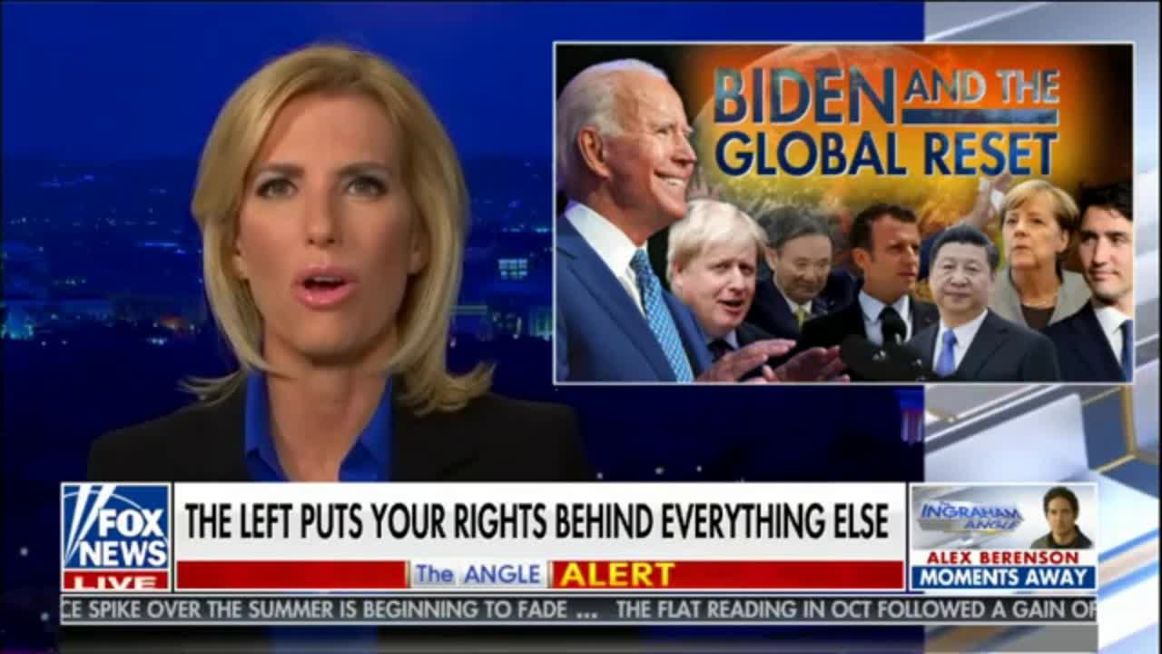 Laura Ingraham speaks about the Globalists and their 'The Great Reset' agenda on mainstream Fox News