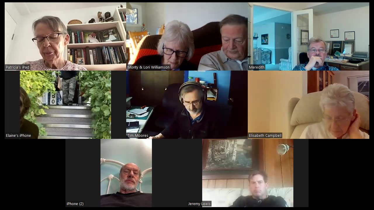 Zoom Prayer and Share Meeting Nov. 29/2023