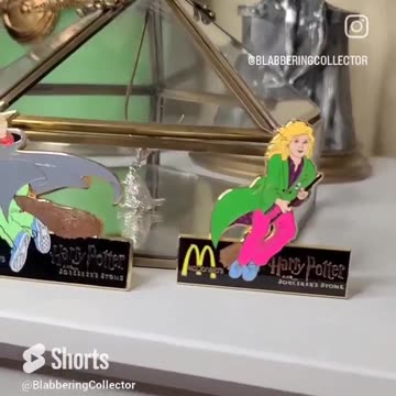 Did You Know That McDonalds Made Harry Potter Pins? #harrypotter #shorts #mcdonalds #pincollection