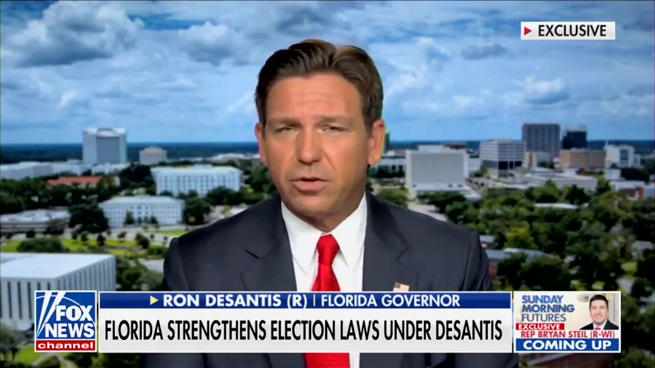 Ron DeSantis safeguards the 2024 election integrity efforts in Florida.