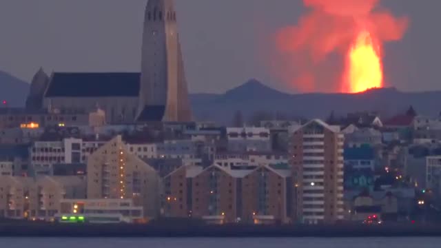 Incredible Video of Volcano Erupting