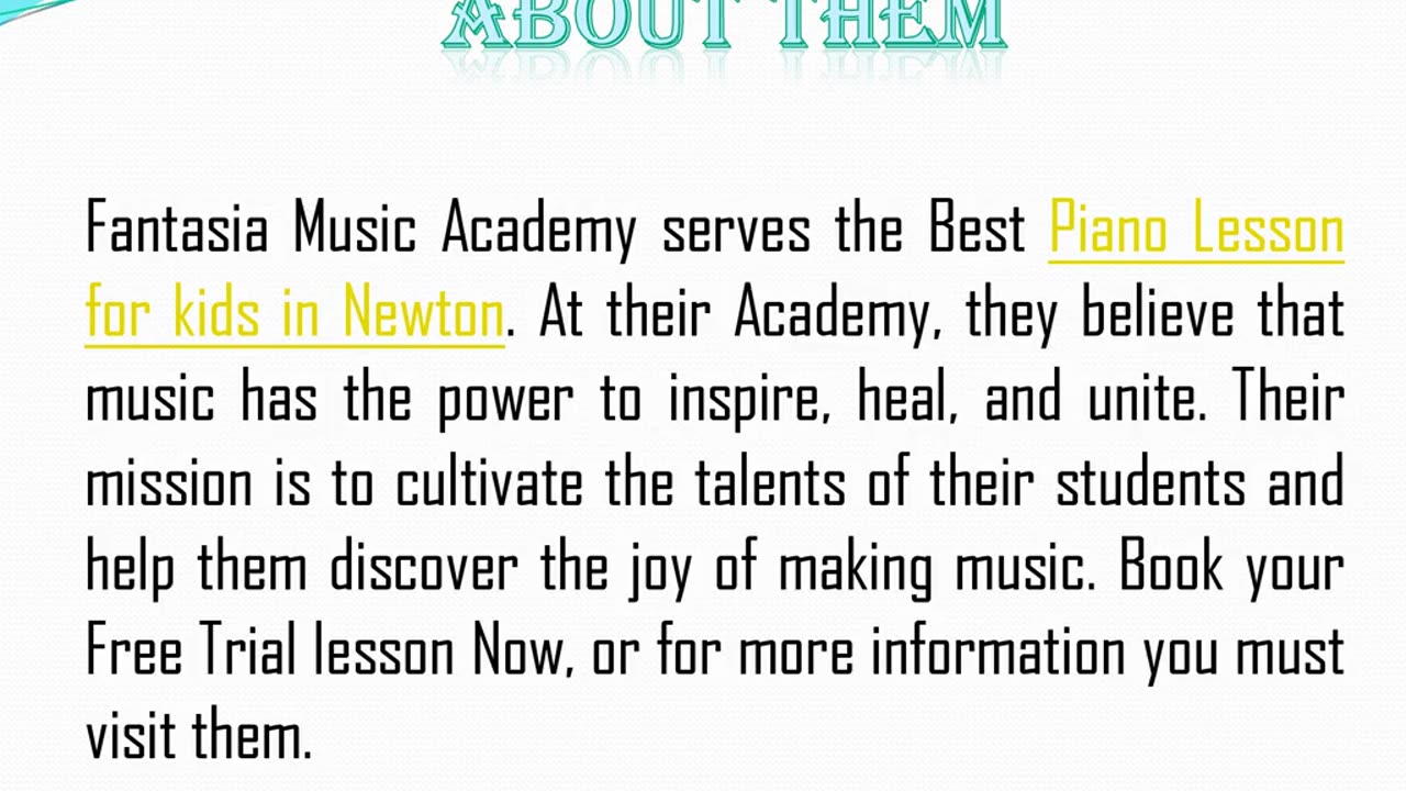 The Best Piano Lesson for Adults in Newton