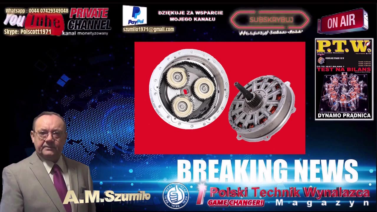 65 V DYNAMO / GENERATOR / DYNAMO DLA TURBIN