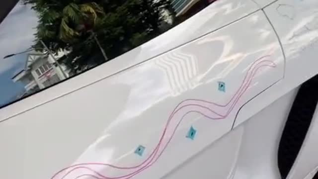S'pore man's kids write 'I love Papa' & draw on his Audi