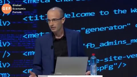 Yuval Noah Harari, Top Advisor at WEF: "Who Controls the Data, Controls the Future"