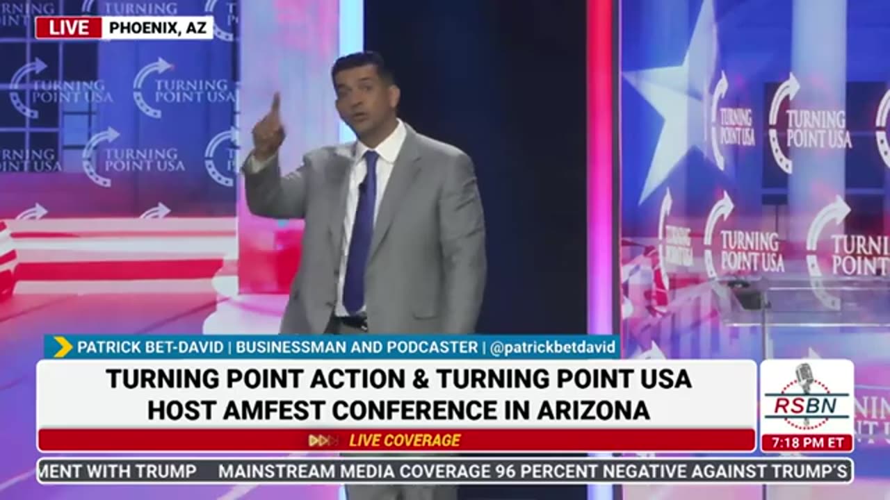 FULL SPEECH: Patrick Bet-David at TPUSA's America Fest Conference