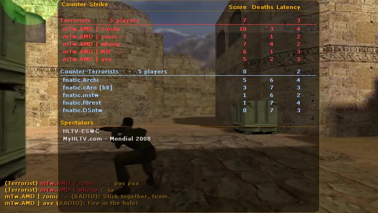 Sunde vs fnatic (ESWC Masters 2008 Final)