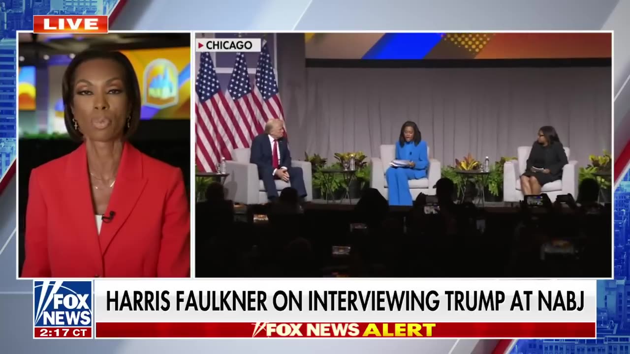 How did Trump resonate with voters at the NABJ convention?