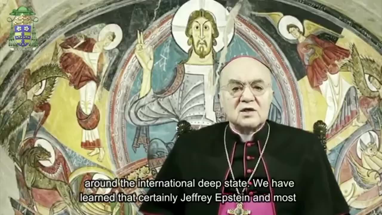 Archbishop Vigano: about Epstein and Deep state